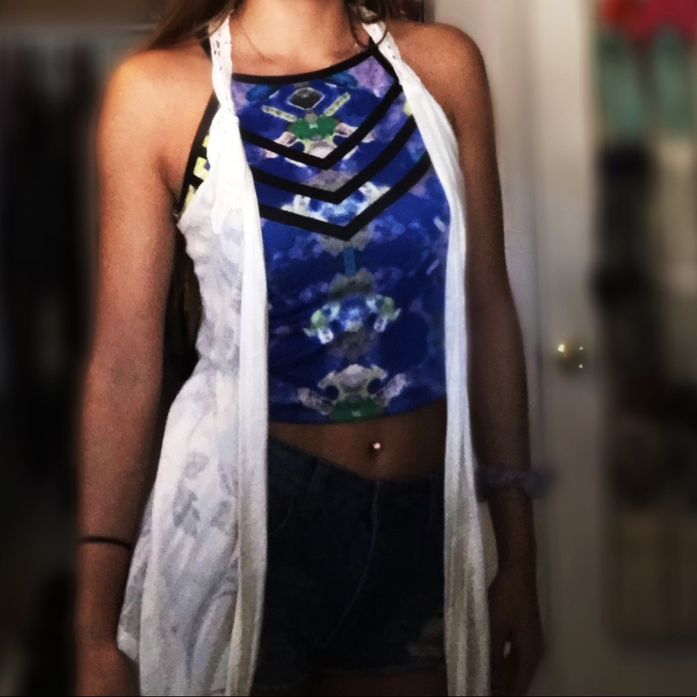 Cream Sleeveless Shall